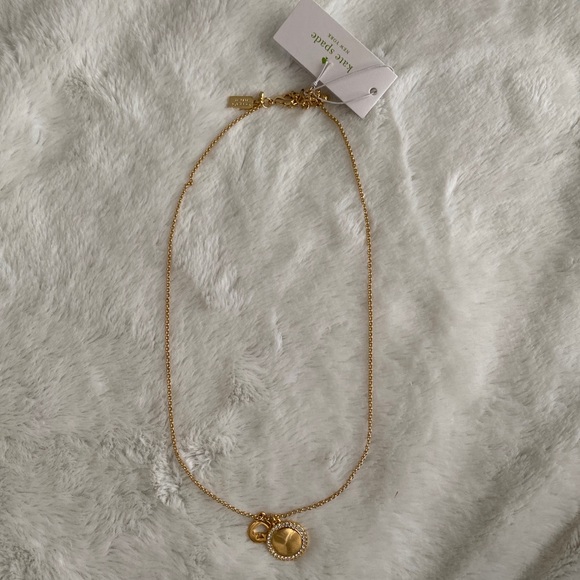 Kate Spade Gold Spot the Spade Necklace